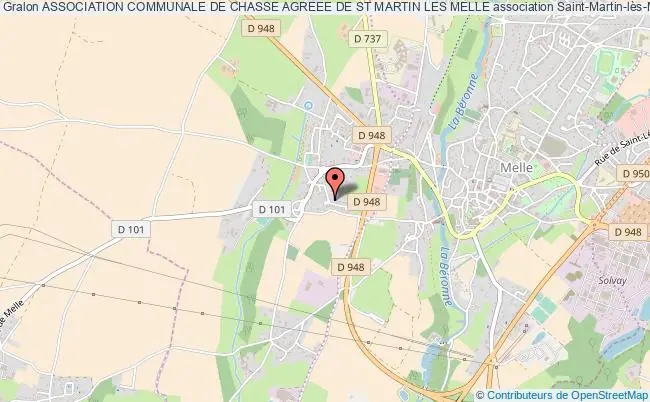 plan association Association Communale De Chasse Agreee De St Martin Les Melle Saint-Martin-lès-Melle