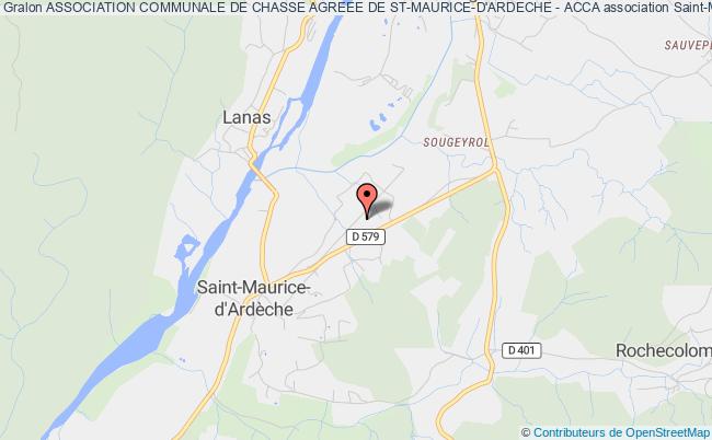 ASSOCIATION COMMUNALE DE CHASSE AGREEE DE ST-MAURICE-D'ARDECHE - ACCA