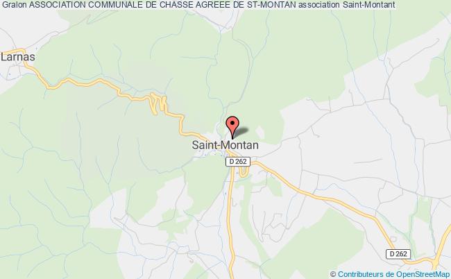 ASSOCIATION COMMUNALE DE CHASSE AGREEE DE ST-MONTAN