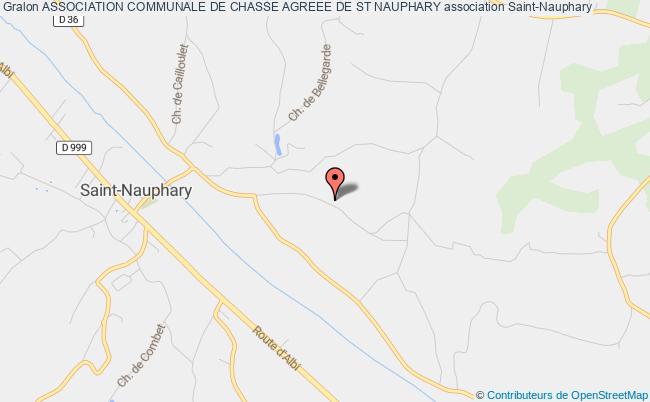 plan association Association Communale De Chasse Agreee De St Nauphary Saint-Nauphary