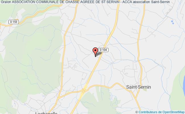ASSOCIATION COMMUNALE DE CHASSE AGREEE DE ST SERNIN - ACCA