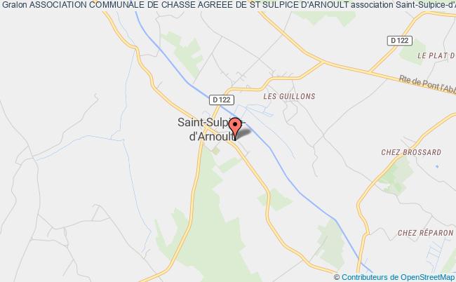 plan association Association Communale De Chasse Agreee De St Sulpice D'arnoult Saint-Sulpice-d'Arnoult