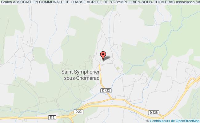 plan association Association Communale De Chasse Agreee De St-symphorien-sous-chomerac Saint-Symphorien-sous-Chomérac