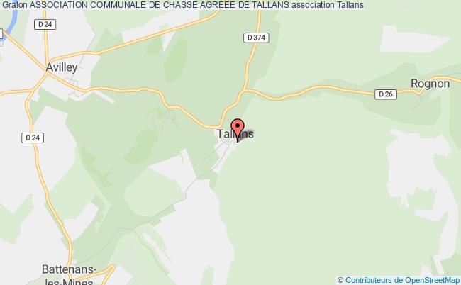 ASSOCIATION COMMUNALE DE CHASSE AGREEE DE TALLANS