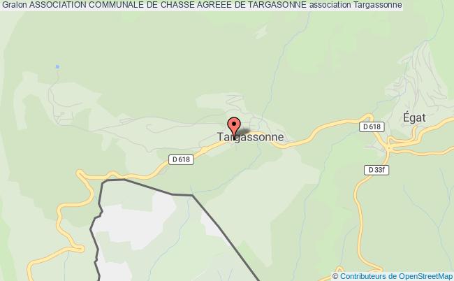 plan association Association Communale De Chasse Agreee De Targasonne Targassonne