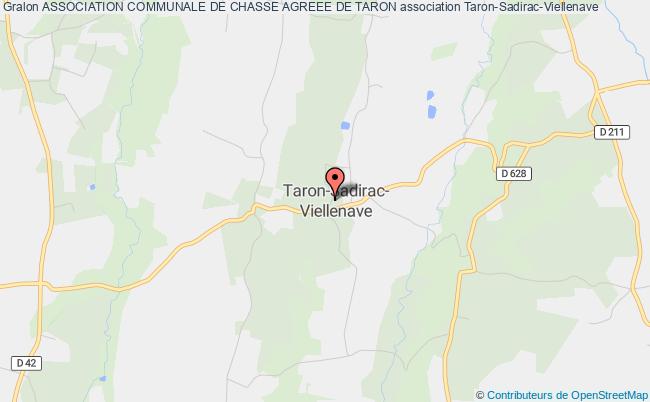 plan association Association Communale De Chasse Agreee De Taron Taron-Sadirac-Viellenave