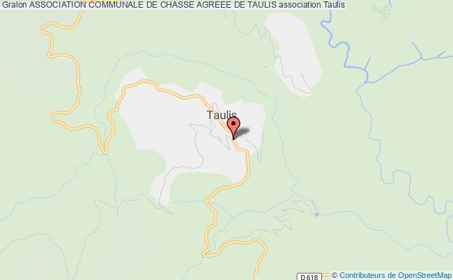 ASSOCIATION COMMUNALE DE CHASSE AGREEE DE TAULIS