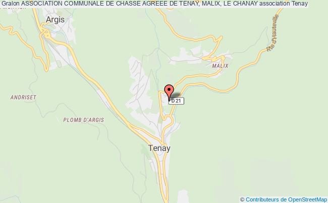 ASSOCIATION COMMUNALE DE CHASSE AGREEE DE TENAY, MALIX, LE CHANAY
