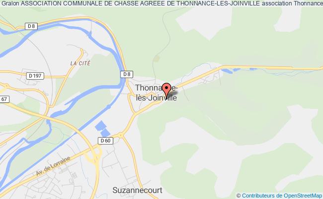 plan association Association Communale De Chasse Agreee De Thonnance-les-joinville Thonnance-lès-Joinville