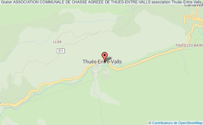 plan association Association Communale De Chasse AgrÉÉe De ThuÈs-entre-valls Thuès-Entre-Valls