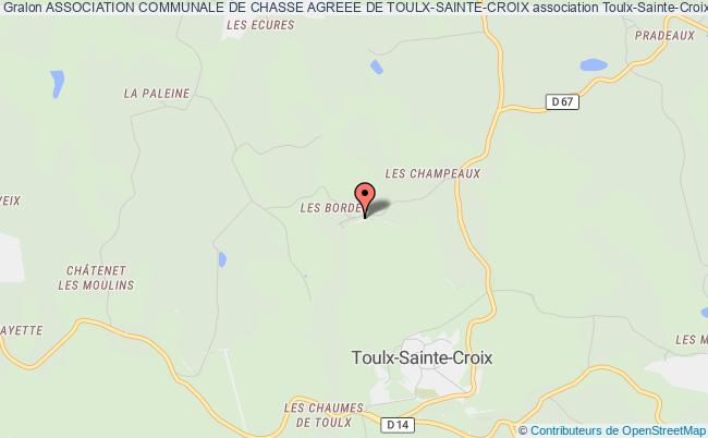 plan association Association Communale De Chasse Agreee De Toulx-sainte-croix Toulx-Sainte-Croix