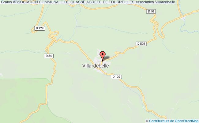 plan association Association Communale De Chasse Agreee De Tourreilles Villardebelle