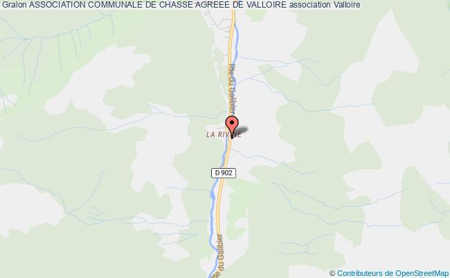 ASSOCIATION COMMUNALE DE CHASSE AGREEE DE VALLOIRE