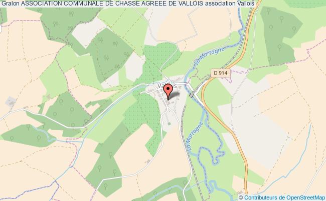 ASSOCIATION COMMUNALE DE CHASSE AGREEE DE VALLOIS