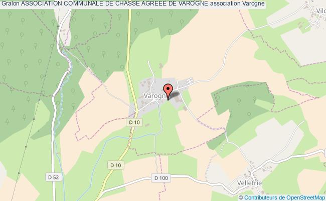 ASSOCIATION COMMUNALE DE CHASSE AGREEE DE VAROGNE