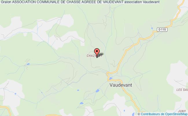 ASSOCIATION COMMUNALE DE CHASSE AGREEE DE VAUDEVANT
