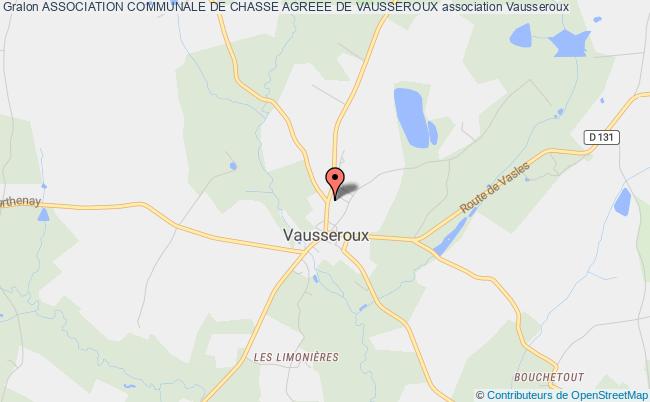 ASSOCIATION COMMUNALE DE CHASSE AGREEE DE VAUSSEROUX