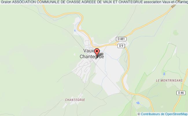 ASSOCIATION COMMUNALE DE CHASSE AGREEE DE VAUX ET CHANTEGRUE