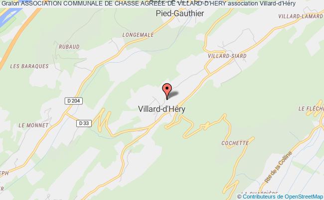 ASSOCIATION COMMUNALE DE CHASSE AGREEE DE VILLARD-D'HERY