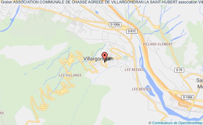 plan association Association Communale De Chasse Agreee De Villargondran La Saint-hubert Villargondran