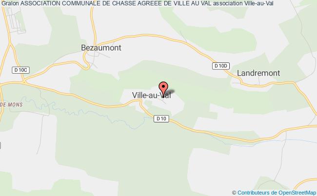 ASSOCIATION COMMUNALE DE CHASSE AGREEE DE VILLE AU VAL