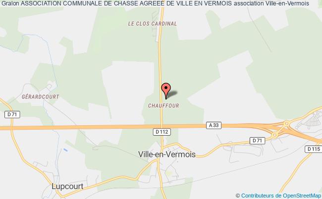 plan association Association Communale De Chasse Agreee De Ville En Vermois Ville-en-Vermois