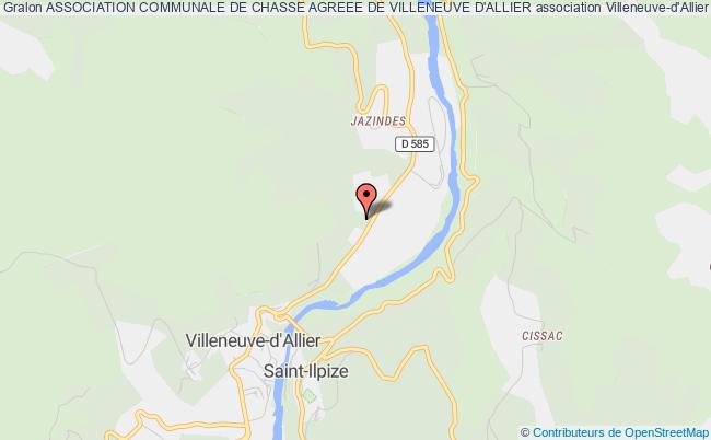 plan association Association Communale De Chasse Agreee De Villeneuve D'allier Villeneuve-d'Allier