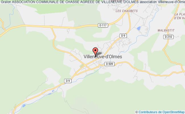 ASSOCIATION COMMUNALE DE CHASSE AGREEE DE VILLENEUVE D'OLMES