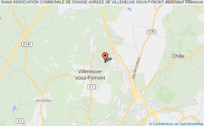 plan association Association Communale De Chasse Agreee De Villeneuve Sous Pymont Villeneuve-sous-Pymont