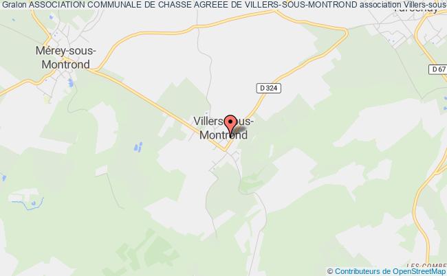 plan association Association Communale De Chasse Agreee De Villers-sous-montrond Villers-sous-Montrond