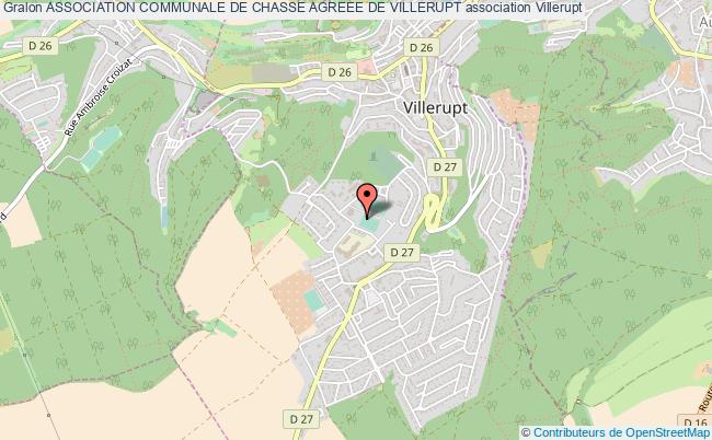 plan association Association Communale De Chasse Agreee De Villerupt Villerupt