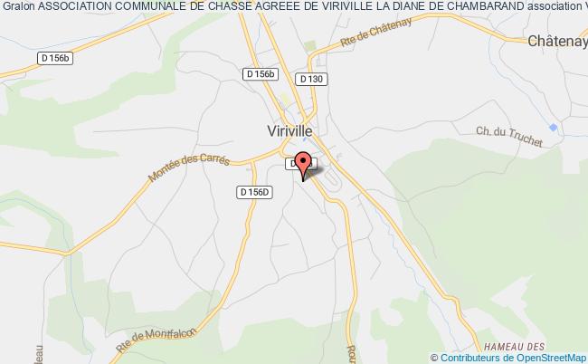 ASSOCIATION COMMUNALE DE CHASSE AGREEE DE VIRIVILLE LA DIANE DE CHAMBARAND