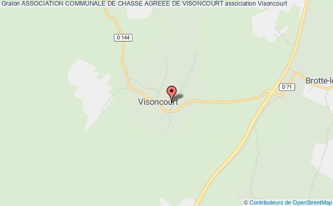 plan association Association Communale De Chasse Agreee De Visoncourt Visoncourt
