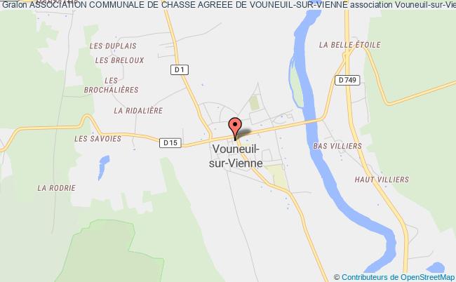 plan association Association Communale De Chasse Agreee De Vouneuil-sur-vienne Vouneuil-sur-Vienne