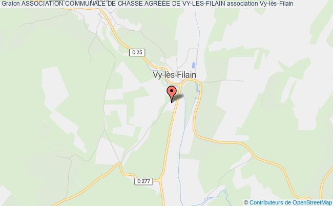 plan association Association Communale De Chasse AgrÉÉe De Vy-les-filain Vy-lès-Filain