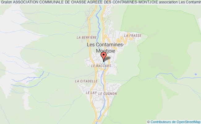 ASSOCIATION COMMUNALE DE CHASSE AGREEE DES CONTAMINES-MONTJOIE