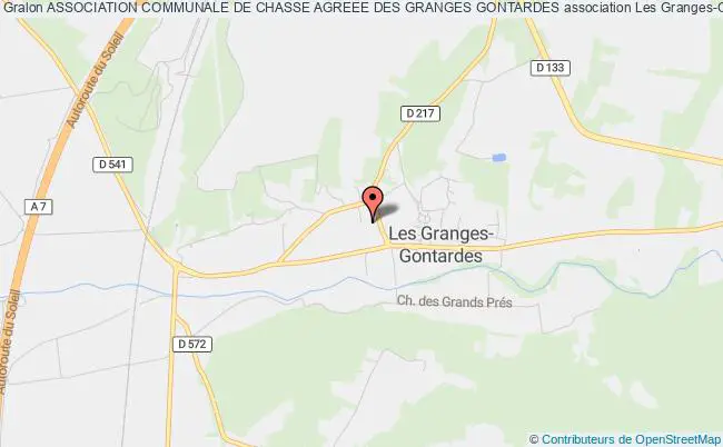 plan association Association Communale De Chasse Agreee Des Granges Gontardes Les Granges-Gontardes