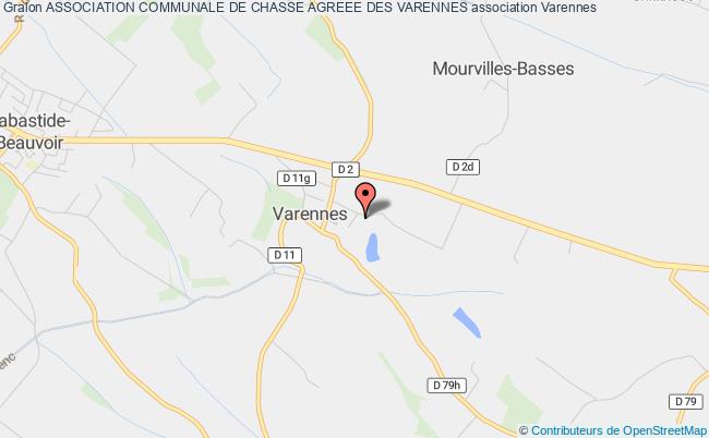 plan association Association Communale De Chasse Agreee Des Varennes Varennes