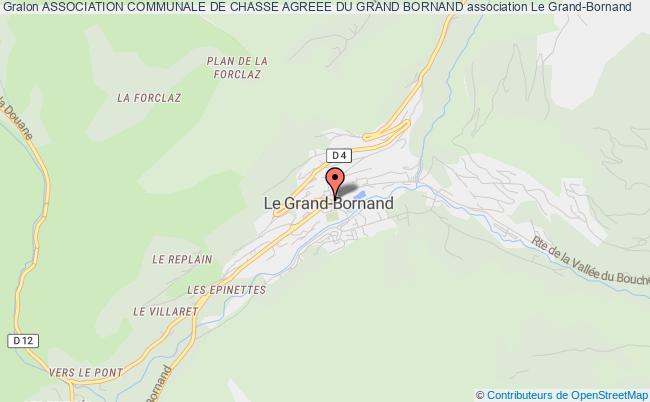 plan association Association Communale De Chasse Agreee Du Grand Bornand Le    Grand-Bornand