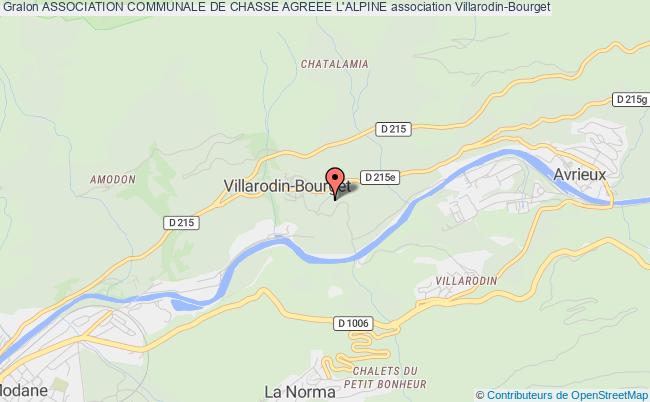 plan association Association Communale De Chasse Agreee L'alpine Villarodin-Bourget
