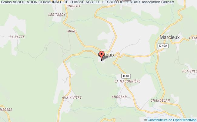 ASSOCIATION COMMUNALE DE CHASSE AGREEE L'ESSOR DE GERBAIX