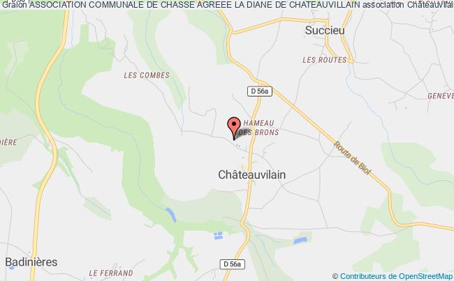 plan association Association Communale De Chasse Agreee La Diane De Chateauvillain Châteauvilain