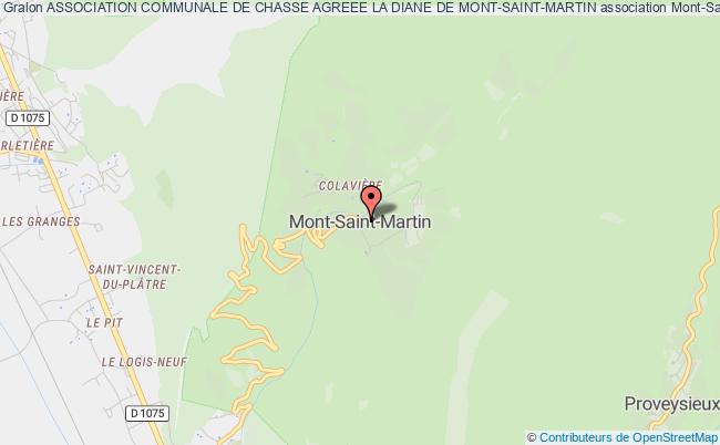 ASSOCIATION COMMUNALE DE CHASSE AGREEE LA DIANE DE MONT-SAINT-MARTIN