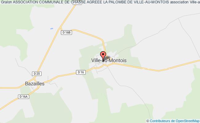 ASSOCIATION COMMUNALE DE CHASSE AGREEE LA PALOMBE DE VILLE-AU-MONTOIS