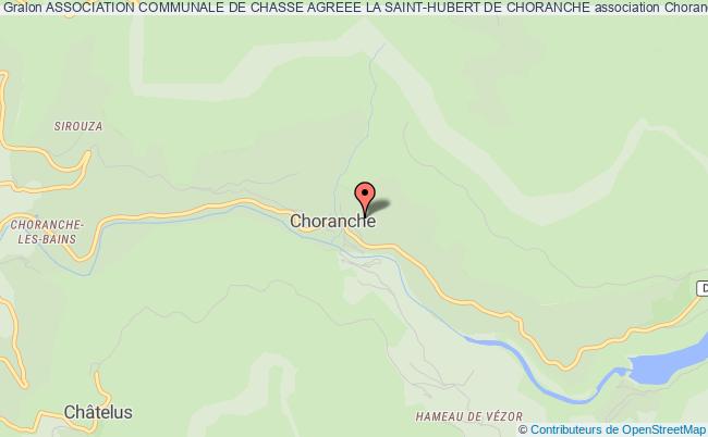 plan association Association Communale De Chasse Agreee La Saint-hubert De Choranche Choranche