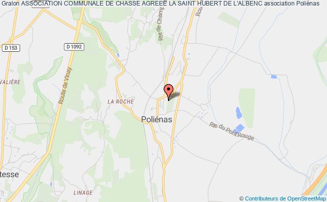 ASSOCIATION COMMUNALE DE CHASSE AGREEE LA SAINT HUBERT DE L'ALBENC
