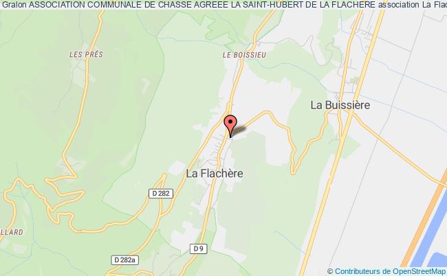 plan association Association Communale De Chasse Agreee La Saint-hubert De La Flachere La    Flachère