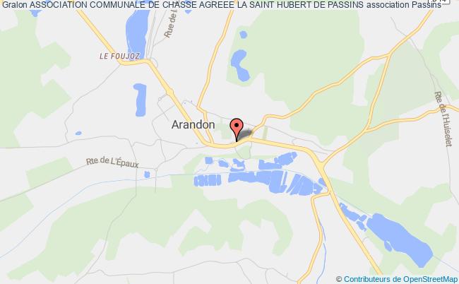 plan association Association Communale De Chasse Agreee La Saint Hubert De Passins Arandon-Passins