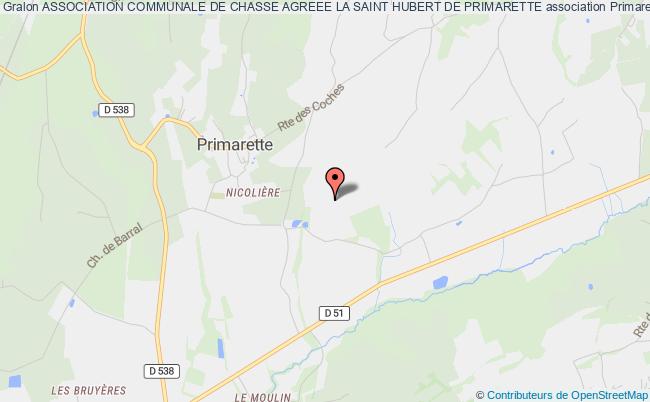 plan association Association Communale De Chasse Agreee La Saint Hubert De Primarette Primarette