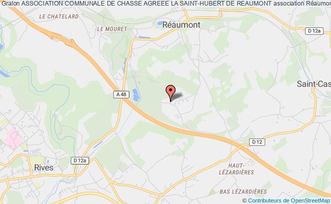 plan association Association Communale De Chasse Agreee La Saint-hubert De Reaumont Réaumont